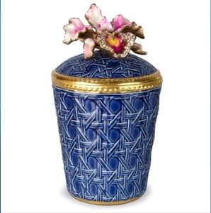 JAY STRONGWATER RILEY HYDRANGEA SCENTED CANDLE #SDH6611-256 NIB